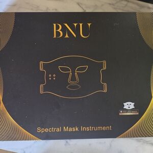 BNU Red Light Therapy LED Face Mask 400 LEDs 4 Modes 850nm Infrared NEW